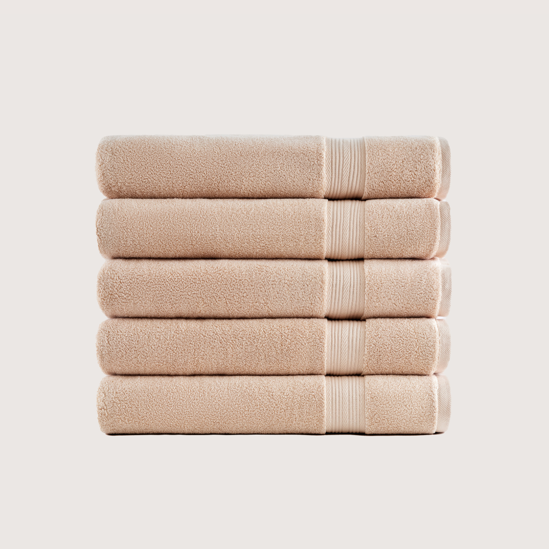 Ultrasoft Egyptian Cotton Bath Towels 5pcs (55x28in)